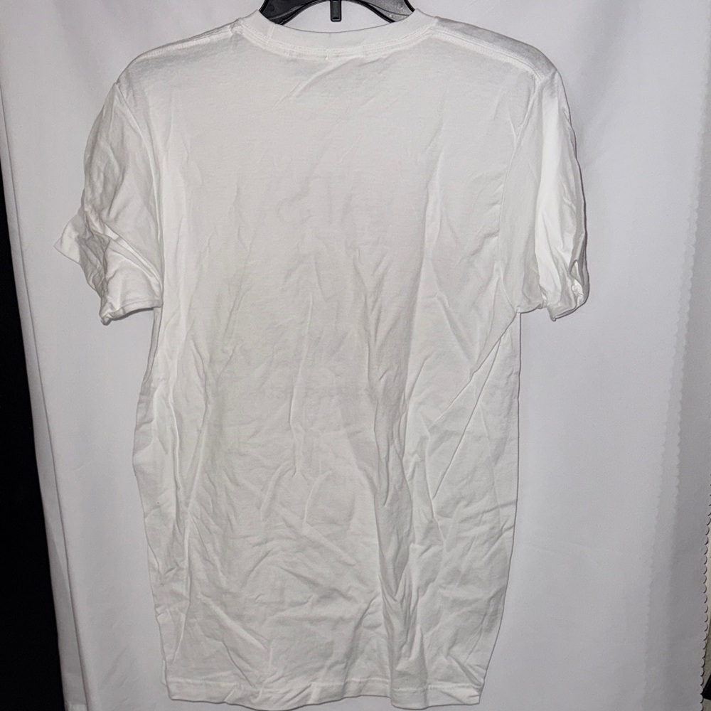 Tultex White T-Shirt with Cat Graphic - Picture 5 of 5